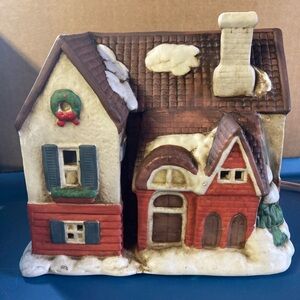 Charming Holiday Christmas Village House Figurine